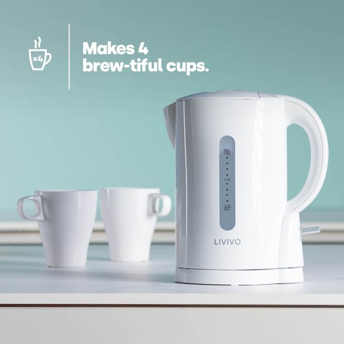 Livivo travel kettle white - livivo,