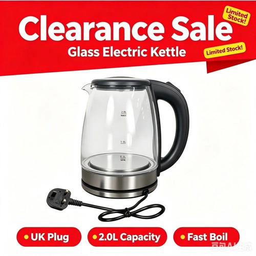 Glass kettle 0l electric - kettle,
