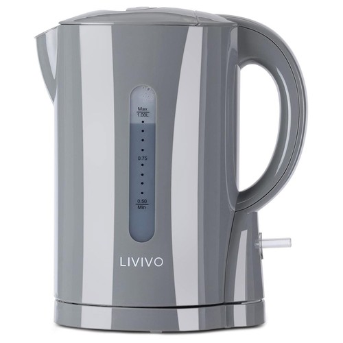 Livivo travel kettle - travel, grey