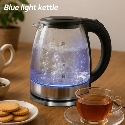 Blue light glass electric - blue,