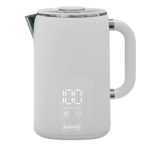 Grey led electric kettle 7l - electric,