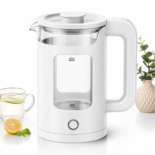 Glass electric kettle - glass, kettle,