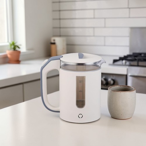 Beige electric kettle - beige,